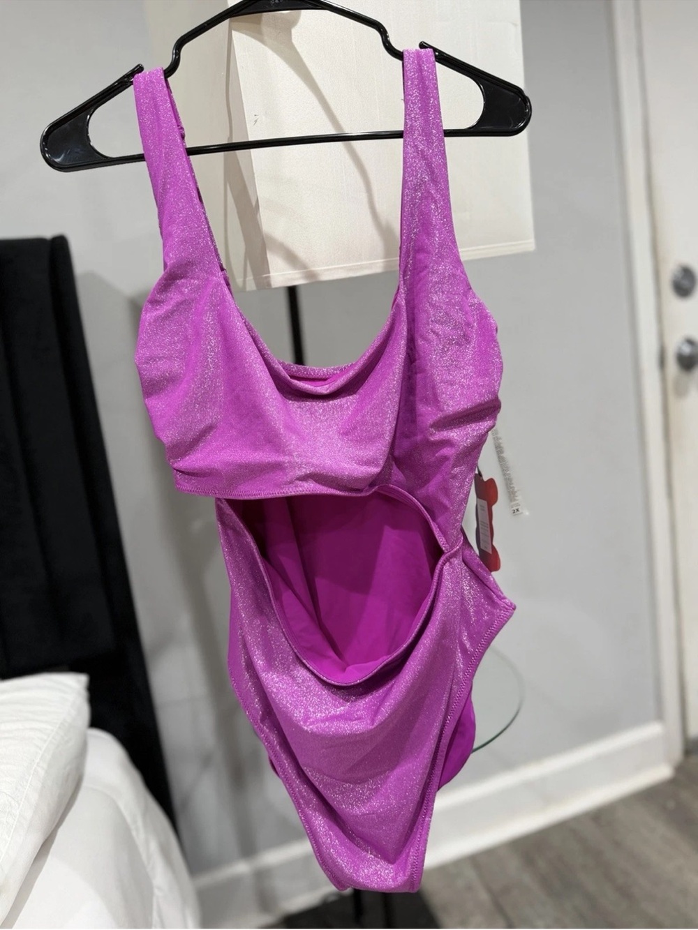 YITTY Shimmery Fuchsia One-Piece Swimsuit